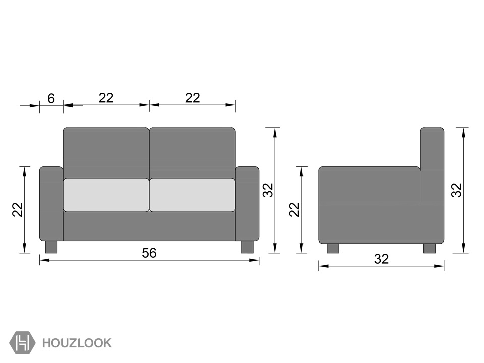 3 seater sofa plan discount
